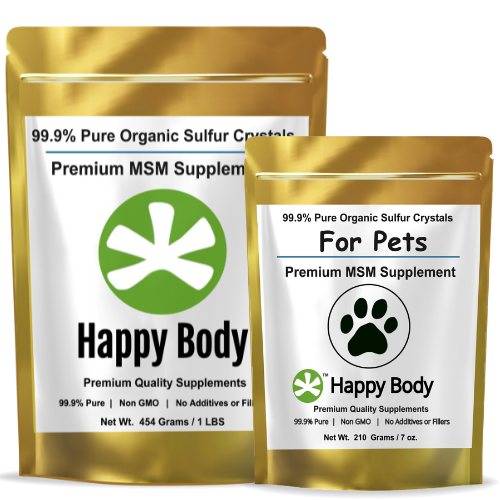 1 Organic Sulfur For Humans and 1 Organic Sulfur For Pets Bundle