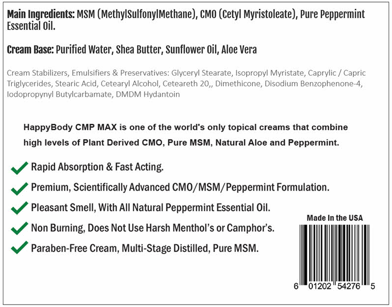 CMP MAX Product Facts