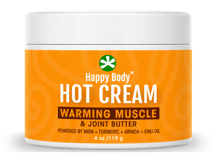 Happy Body Hot Cream 4 oz muscle and joint cream
