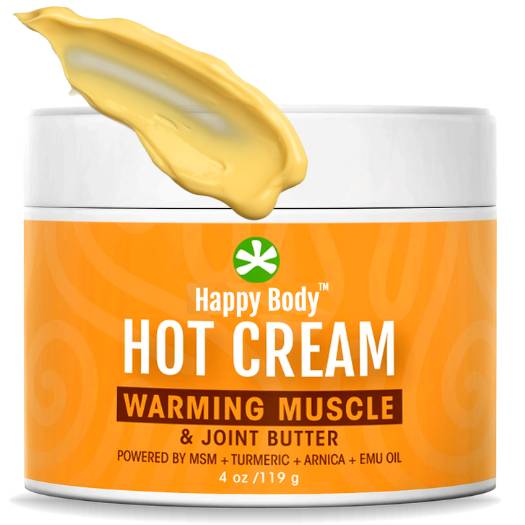 Hot Cream - MSM Relief Cream by Happy Body v 2.0 600x600