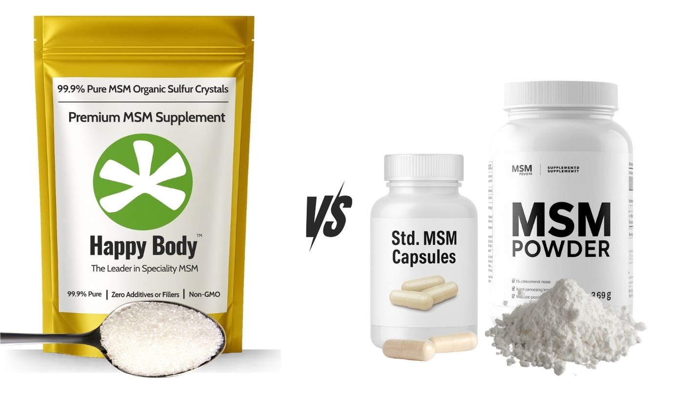 Organic Sulfur - Pure MSM Versus MSM Powder and MSM Capsules