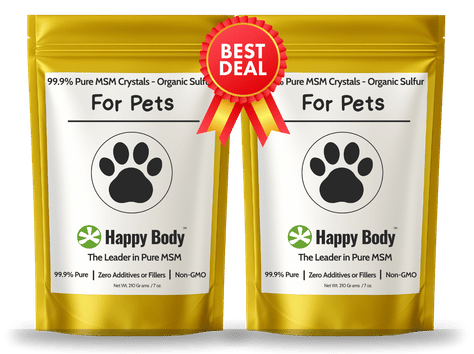 Organic Sulfur, Pure MSM for Pets - Two Pack Deal