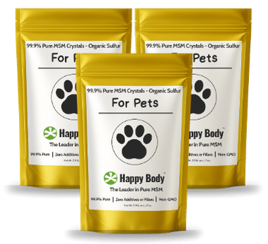 Happy Body Organic Sulfur pure MSM crystal multi-pack