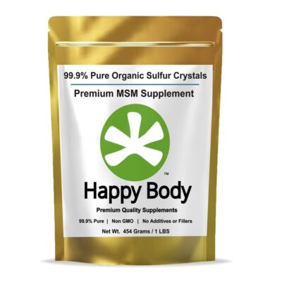 Organic Sulfur - Pure MSM, By Happy Body