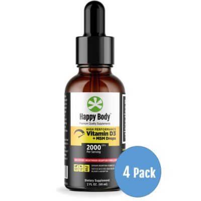 Vitamin D3 Liquid 4 Pack
