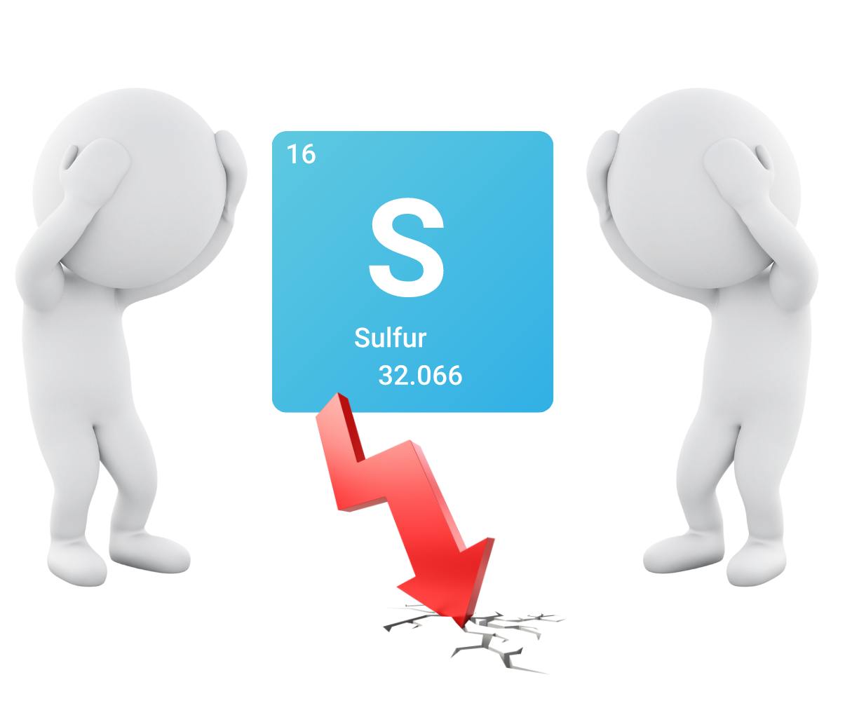 Sulfur deficiency can be very common