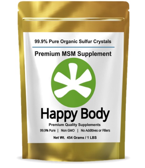 Happy Body Organic Sulfur / Sulphur, Pure MSM